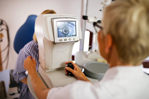 Glaucoma detection eye exam