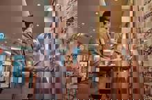 Couple Trying On Glasses At Optical Practice 768X512