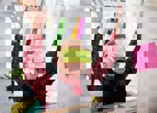 Boy As Business Executive With Sticky Notes On His QN32EVU Scaled